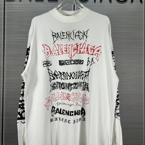 Replica Balenciaga T-Shirts Long Sleeved For Unisex #1236731, $52.00 USD, [ITEM#1236731], Replica Balenciaga T-Shirts outlet from China