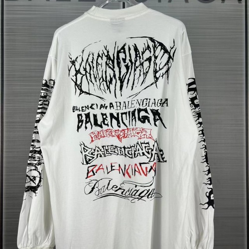 Replica Balenciaga T-Shirts Long Sleeved For Unisex #1236731 $52.00 USD for Wholesale