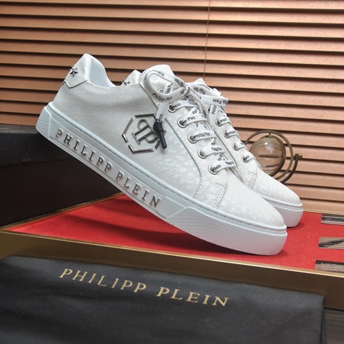 Replica Philipp Plein PP Casual Shoes For Men #1236930 $80.00 USD for Wholesale