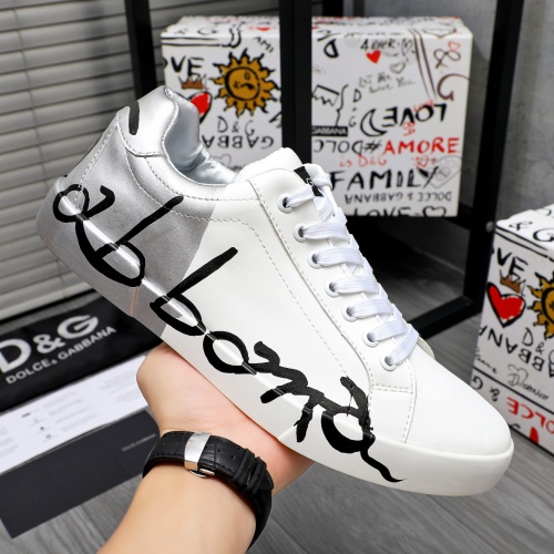 Replica Dolce & Gabbana D&G Casual Shoes For Men #1237137 $82.00 USD for Wholesale