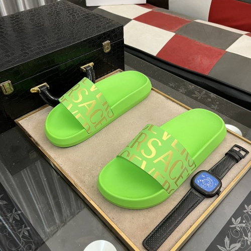 Replica Versace Slippers For Men #1237169, $45.00 USD, [ITEM#1237169], Replica Versace Slippers outlet from China