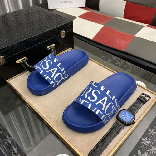 Replica Versace Slippers For Men #1237170, $45.00 USD, [ITEM#1237170], Replica Versace Slippers outlet from China