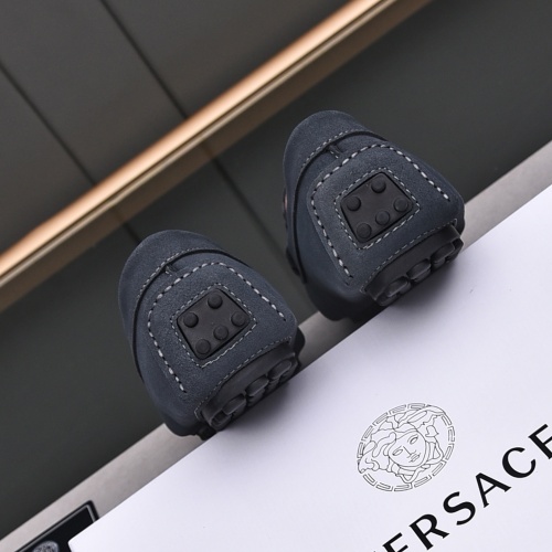 Replica Versace Leather Shoes For Men #1237192 $76.00 USD for Wholesale