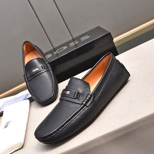 Replica Boss Leather Shoes For Men #1237231 $76.00 USD for Wholesale