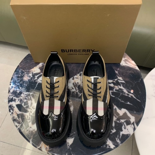 Replica Burberry Leather Shoes For Men #1237236 $82.00 USD for Wholesale