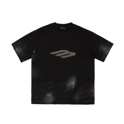 Replica Balenciaga T-Shirts Short Sleeved For Unisex #1237251, $48.00 USD, [ITEM#1237251], Replica Balenciaga T-Shirts outlet from China