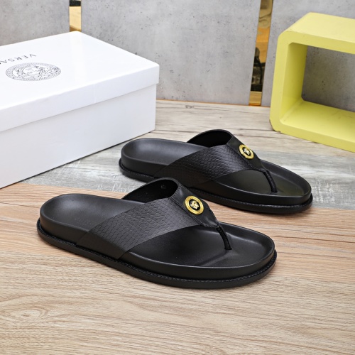 Replica Versace Slippers For Men #1237304, $56.00 USD, [ITEM#1237304], Replica Versace Slippers outlet from China