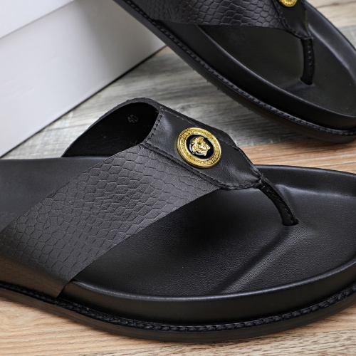 Replica Versace Slippers For Men #1237304 $56.00 USD for Wholesale