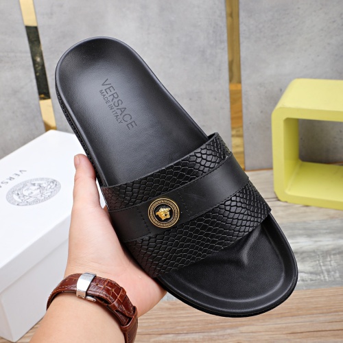 Replica Versace Slippers For Men #1237305 $56.00 USD for Wholesale