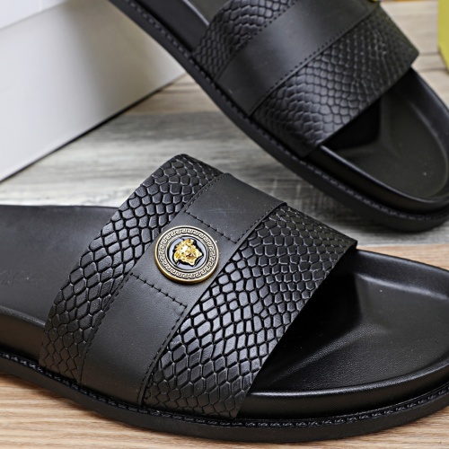 Replica Versace Slippers For Men #1237305 $56.00 USD for Wholesale