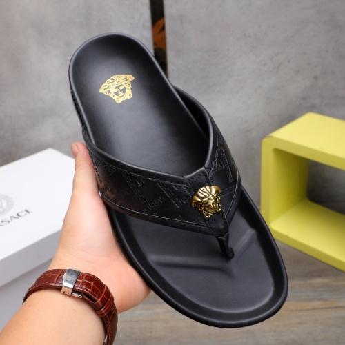 Replica Versace Slippers For Men #1237306 $56.00 USD for Wholesale