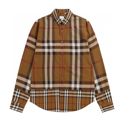 Replica Burberry Shirts Long Sleeved For Unisex #1237313, $72.00 USD, [ITEM#1237313], Replica Burberry Shirts outlet from China