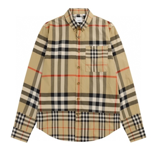 Replica Burberry Shirts Long Sleeved For Unisex #1237314, $72.00 USD, [ITEM#1237314], Replica Burberry Shirts outlet from China