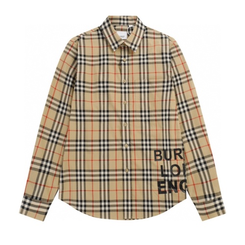 Replica Burberry Shirts Long Sleeved For Unisex #1237320, $64.00 USD, [ITEM#1237320], Replica Burberry Shirts outlet from China