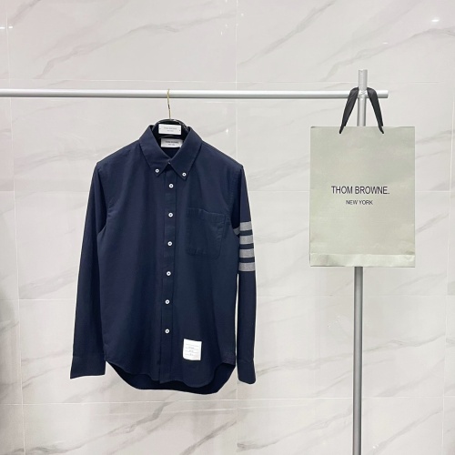 Replica Thom Browne TB Shirts Long Sleeved For Unisex #1237325, $56.00 USD, [ITEM#1237325], Replica Thom Browne TB Shirts outlet from China