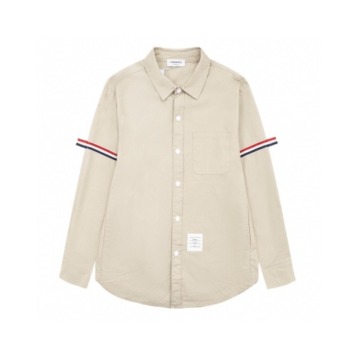 Replica Thom Browne TB Shirts Long Sleeved For Unisex #1237328, $64.00 USD, [ITEM#1237328], Replica Thom Browne TB Shirts outlet from China