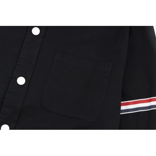 Replica Thom Browne TB Shirts Long Sleeved For Unisex #1237329 $64.00 USD for Wholesale