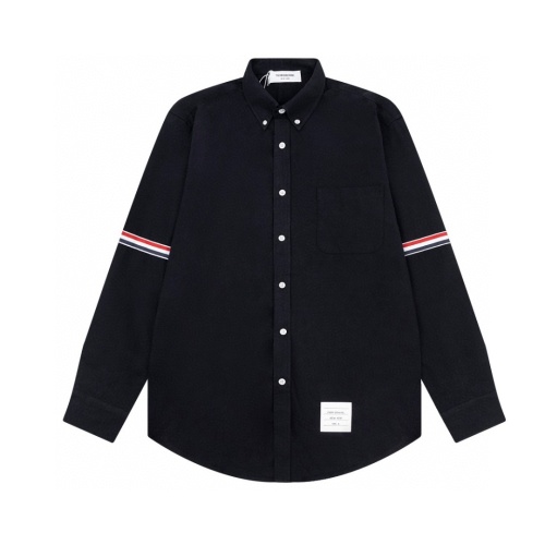 Replica Thom Browne TB Shirts Long Sleeved For Unisex #1237332, $56.00 USD, [ITEM#1237332], Replica Thom Browne TB Shirts outlet from China