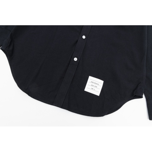 Replica Thom Browne TB Shirts Long Sleeved For Unisex #1237332 $56.00 USD for Wholesale