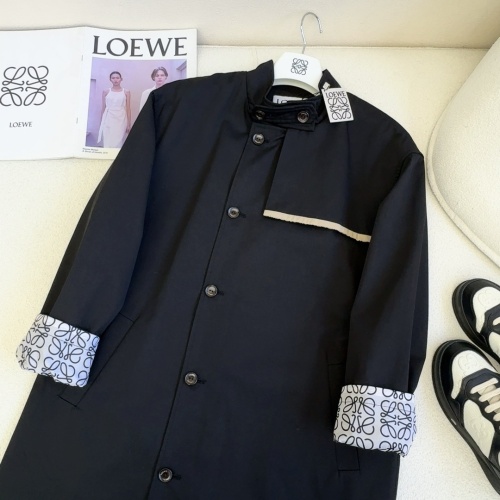 Replica LOEWE Coat Long Sleeved For Women #1237527 $122.00 USD for Wholesale