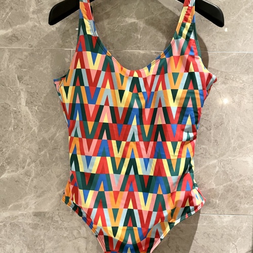 Replica Valentino Bathing Suits Sleeveless For Women #1237604 $41.00 USD for Wholesale