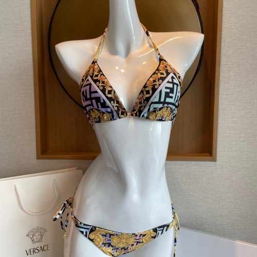 Replica Versace Bathing Suits Sleeveless For Women #1237615 $32.00 USD for Wholesale