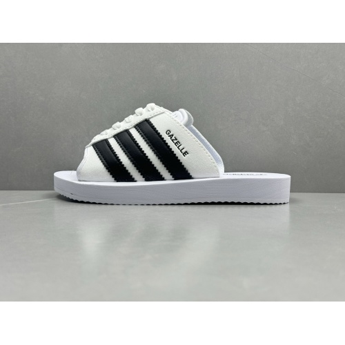 Replica Adidas Slippers For Men #1237634 $56.00 USD for Wholesale