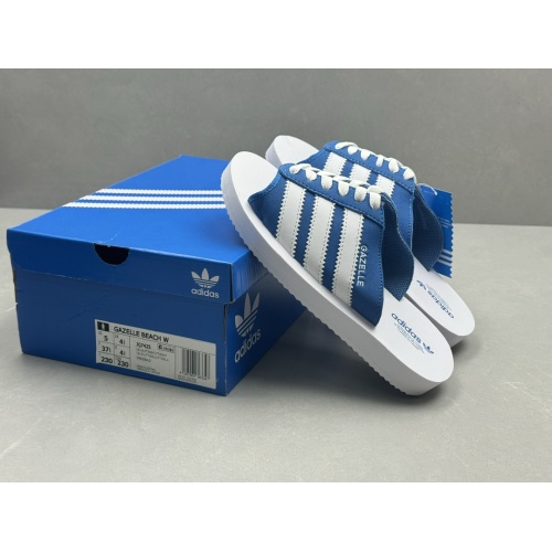 Replica Adidas Slippers For Women #1237637 $56.00 USD for Wholesale