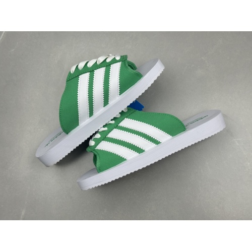 Replica Adidas Slippers For Men #1237640 $56.00 USD for Wholesale