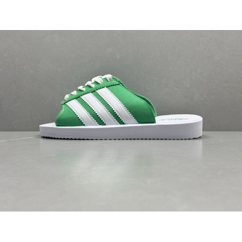 Replica Adidas Slippers For Men #1237640 $56.00 USD for Wholesale