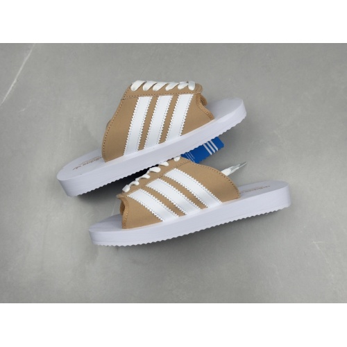 Replica Adidas Slippers For Women #1237641 $56.00 USD for Wholesale