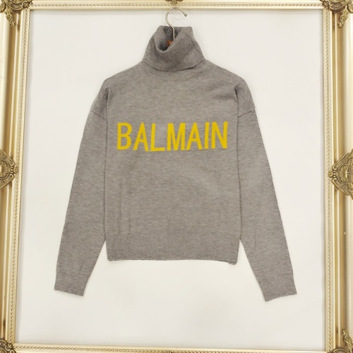 Replica Balmain Sweaters Long Sleeved For Women #1237658, $56.00 USD, [ITEM#1237658], Replica Balmain Sweaters outlet from China