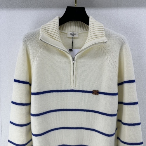 Replica Celine Sweaters Long Sleeved For Women #1237660 $96.00 USD for Wholesale