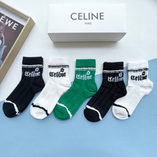 Replica Celine Socks #1237774, $25.00 USD, [ITEM#1237774], Replica Celine Socks outlet from China