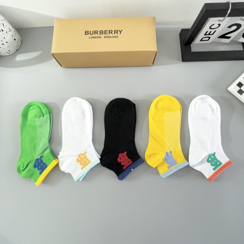 Replica Burberry Socks #1237792 $25.00 USD for Wholesale