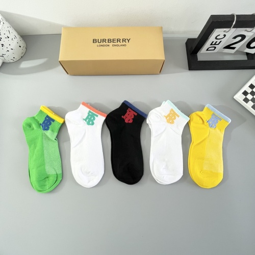 Replica Burberry Socks #1237792 $25.00 USD for Wholesale