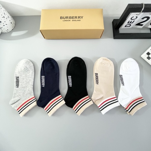 Replica Burberry Socks #1237793 $25.00 USD for Wholesale