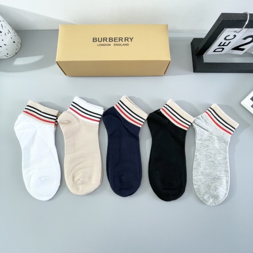 Replica Burberry Socks #1237793 $25.00 USD for Wholesale