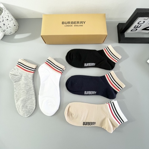 Replica Burberry Socks #1237793 $25.00 USD for Wholesale