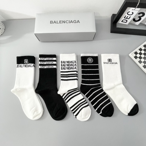 Replica Balenciaga Socks #1237836 $29.00 USD for Wholesale