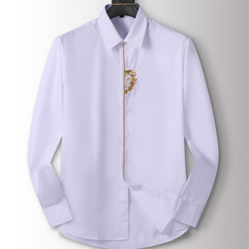 Replica Versace Shirts Long Sleeved For Men #1238290, $41.00 USD, [ITEM#1238290], Replica Versace Shirts outlet from China