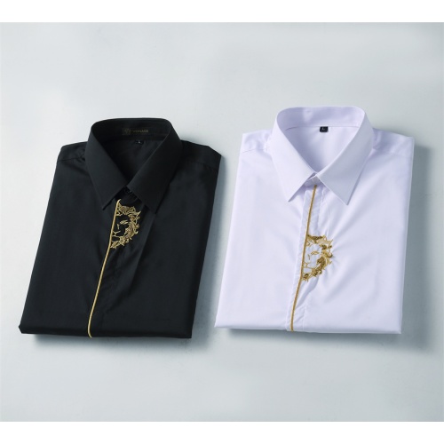 Replica Versace Shirts Long Sleeved For Men #1238290 $41.00 USD for Wholesale