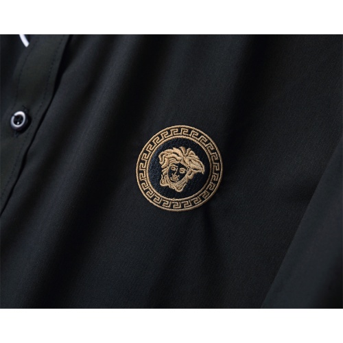 Replica Versace Shirts Long Sleeved For Men #1238295 $41.00 USD for Wholesale