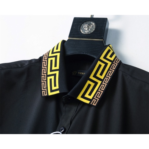 Replica Versace Shirts Long Sleeved For Men #1238295 $41.00 USD for Wholesale