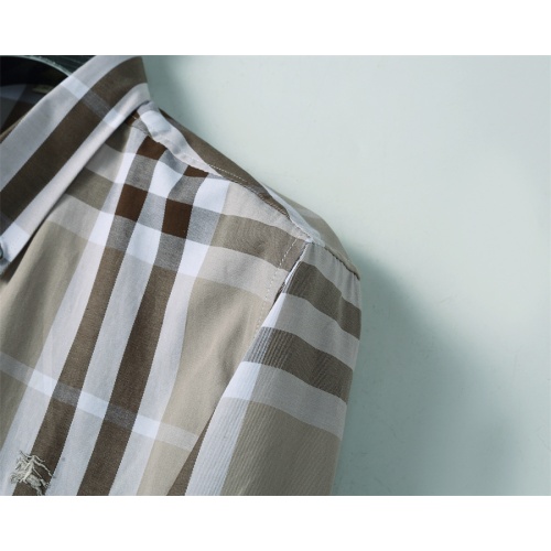 Replica Burberry Shirts Long Sleeved For Men #1238304 $34.00 USD for Wholesale