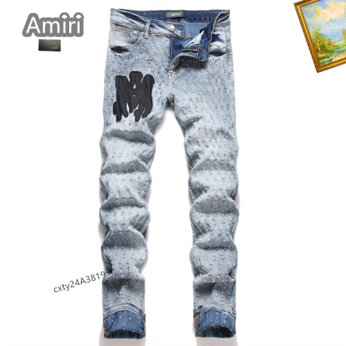 Replica Amiri Jeans For Men #1238330, $48.00 USD, [ITEM#1238330], Replica Amiri Jeans outlet from China