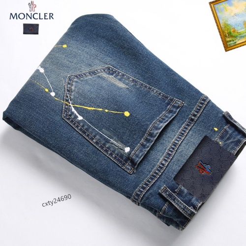 Replica Moncler Jeans For Men #1238338 $48.00 USD for Wholesale