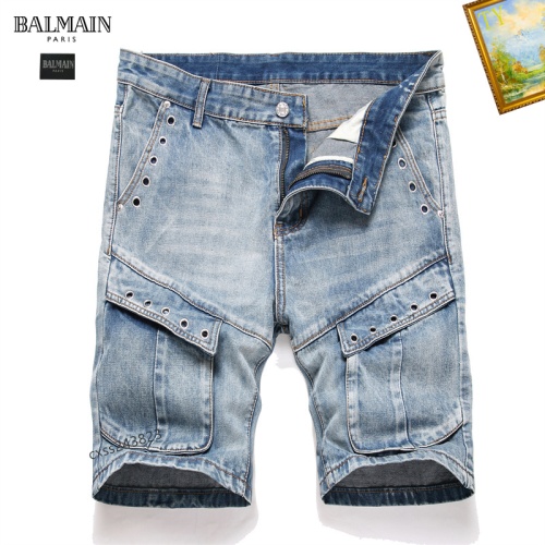 Replica Balmain Jeans For Men #1238375, $42.00 USD, [ITEM#1238375], Replica Balmain Jeans outlet from China