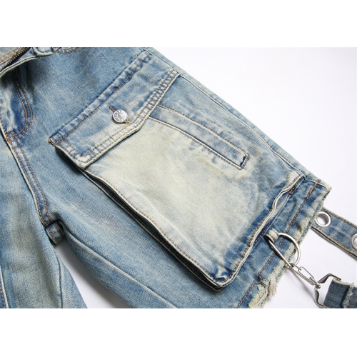 Replica Balmain Jeans For Men #1238377 $42.00 USD for Wholesale