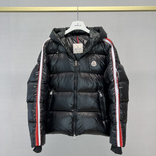 Replica Moncler Down Feather Coat Long Sleeved For Men #1238533, $160.00 USD, [ITEM#1238533], Replica Moncler Down Feather Coat outlet from China